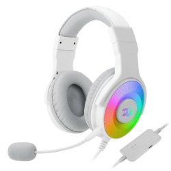 Redragon H350 Pandora 2 USB Rgb Gaming Headset - White