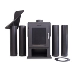 Deals on Megamaster Fireplace Freestanding Wood-burning Commander Steel ...