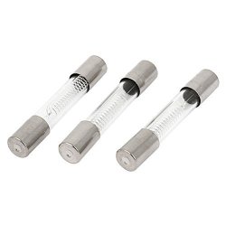 Uptell Glass Tube Fuse High Voltage 0.8A 5KV 6 X 40MM 3PCS For Microwave Oven For Microwave Oven Replacement