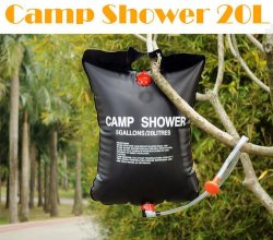 20l Solar Energy Heated Outdoor Shower Pipe Bag For Sport Camping Hiking