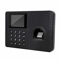Fingerprint Time Attendance Machine Intelligent Biometric Time Clock For Employee Small Business Time-tracking Recorder Employee Recognition Black