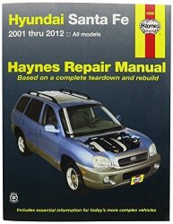Haynes Manuals 43050 Hyundai Sante Fe 2001-2012