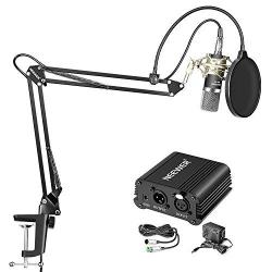 Neewer NW-700 Condenser Microphone Kit - Black+silver+black