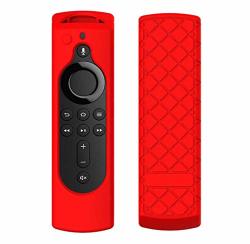 Gmgod????for Amazon Fire Tv Stick 4K Tv Stick Remote Silicone Case Protective Cover Skin Red