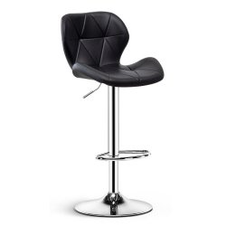 Gof Furniture -nifty Adjustable Bar Stool Black