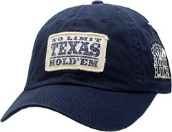 House Rules Hold'em Up No Limit Texas Hat Buckle Back 12091