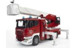 Bruder Scania Fire Engine With Ladder Water Pump & Lights sound 1:16