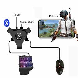 Ronshin Gaming Keyboard Mouse Converter Pubg Mobile Gamepad Controller For Android Phone Bluetooth Adapter Computers Accessories Components Set
