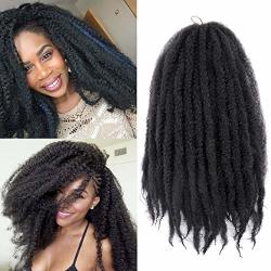 Deals on Marley Hair Afro Kinky Twist Braiding Hair Extensions Curly  Crochet Braids Synthetic Long Marley Faux Locs Braid For Women 18INCH  3PACKS 1B | Compare Prices & Shop Online | PriceCheck