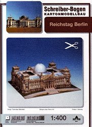 Schreiber-bogen Reichstag Building Card Model