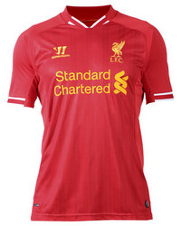 Warrior Liverpool Football Club Home Short Sleeve Jersey Red