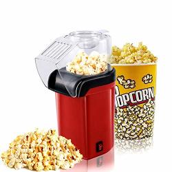 Popcorn Machine 1200W Hot Air Popcorn Maker With Wide Mouth Design Fast Popcorn Machine No Oil Needed Including Measuring Cup And Removable Lid