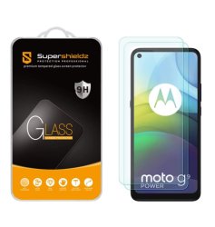 Supershieldz Moto G9 Power Premium Tempered Glass Screen Protector 9H 2PK