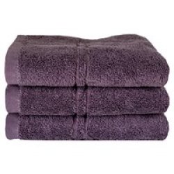 Hotel Collection Guest Towel 600GSM Pavement 3 Pack