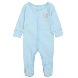 Babytown Baby Girl Boy Long Sleeve Sleepsuit Set - Newborn Babysuit With Wings White-pink-blue Newborn