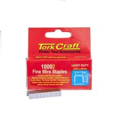 Tork Craft - Flat Wire Staple 21G X 0.7MM X 6MM JT21 1000PIECE - 10 Pack