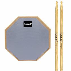 Weimeet Drum Pad 8 Inches Drum Practice Pad Silent Drum Pad With 1 Pair Drum Sticks 8 Inch