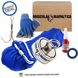 1225LB Double Sided Fishing Magnet Bundle Pack - Includes 6MM 100FT High  Strength Nylon Rope With Carabiner Non-slip Nylon Gloves 1225LB 555KG  Magnet Threadlocker Prices, Shop Deals Online