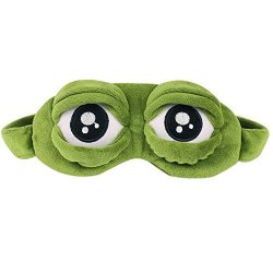 Ayygiftideas Creative Cartoon Frog Eye Mask Fluff Cute Sleep Eyeshade Ordinary