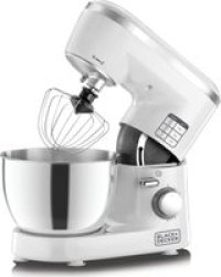Black+Decker 1000W 6 Speed Stand Mixer with Stainless Steel Bowl