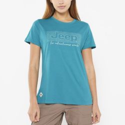 Jeep Lurex Embroided T-Shirt
