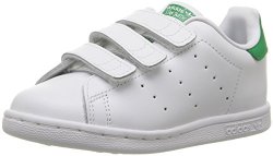 Adidas Originals Kids' Stan Smith Cf I Sneaker White white green 6 M Us Toddler