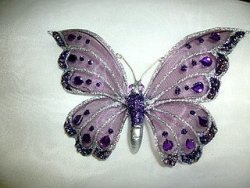 Princess Butterflies With Clips 100 X 70 Mm Curtains lamps Or Wedding Decor