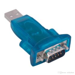 MicroWorld USB A Male Serial 9 Pin Male