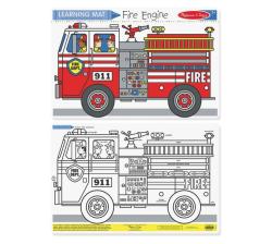 Fire Engine Colour A Mat