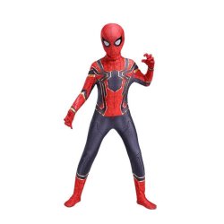 Spiderman Kids Cosplay Costume - S M L XL XXL Spandex Large 120-130CM