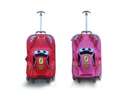 Kids Car Trolley Bag Pink Only
