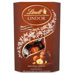 Lindt Lindor Hazelnut Cornet 125G