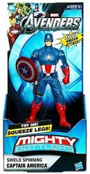 Marvel The Avengers Mighty Battlers Shield Spinning Captain America Figure