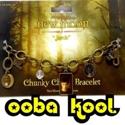 Super - Twilight Saga Official Charm Bracelet Jacob Black Oobakool