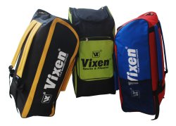 Vixen Black-green Shoulder Matty Cloth Cricket Team Kit Bag 34 X 13 X 8 Inch VXN-KB8A-2