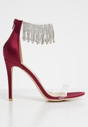 burgundy t strap heels