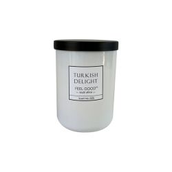 Feel Good Candle Scented Rose Water Turkish Delight