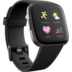 Fitbit Versa 2 Smart Watch Black Carbon