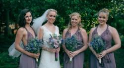 Infinity Brides Maids Dress - Lace Straps. Long.