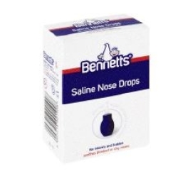 Bennetts - Saline Nose Drops 30ML With Aspirator