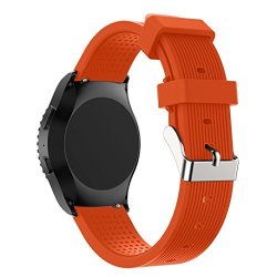 Autumnfall New Fashion Sports Silicone Bracelet Strap Band For Samsung Gear S2 Classic 732 Orange