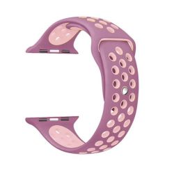 Purple And Pink 42MM S m Nike Style Strap Band For Apple Watch