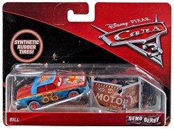 Disney pixar Cars 3 Demo Derby Bill With Synthetic Tires Die-cast Vehicle