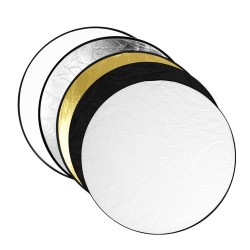 60cm 5 In 1 New Portable Collapsible Round Photography photo Reflector For Studio Free Shipping
