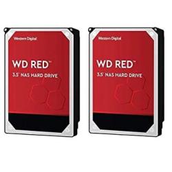 Western Digital Wd 2 Pack Red 6TB Nas 3.5" Internal Hard Drive 5400 Rpm Sata 6GBPS 256MB Cache