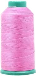 Mandala Crafts Bonded Nylon Thread for Sewing Leather, Upholstery, Jeans and Weaving Hair; Heavy-Duty; 1500 Yards Size 69 T70, Pink