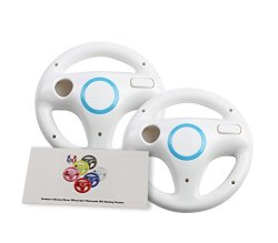 Mario 2pcs Kart Racing Wheels Wii Wheel For Racing Games - Original White 6 Colors Available