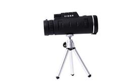 Monocular Telescope By Vider 12X52 High Power Prism Scope For Travel Camping Hunting & Bird Scope Which Includes Phone Mount And Phone Tripod For All