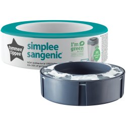 Tommee Tippee Simplee Sangenic Nappy Disposable Bin Refillcassette 1 Pack