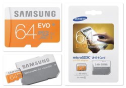 Samsung 64gb Evo Micro Sd Card With Adapter